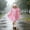 A81 Pink, variant on Toddler Kids Waterproof Rain Poncho Lightweight Reusable Raincoat with Drawstring Hood Portable Emergency Rainwear for Boys Girls Outdoor Hiking Camping Travel, Size 4-6