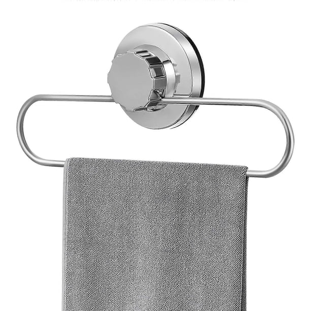 Suction Cup Towel Holder No Drilling Hand Towel Hanger Kitchen Dishcloth Hanger Wall Mount Wash Cloth Holder Bathroom Accessory