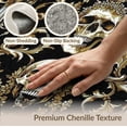 thumbnail image 6 of ODIKA 2'x3' Washable Doormat Non-Slip, Low Pile Skull Gothic Skeleton Damask Baroque Scroll Ornate Filigree Border for Entryway, Kitchen, Laundry Room, 6 of 7