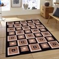thumbnail image 1 of Allstar Black Squares Modern Geometric Area Rug (7' 9" x 10' 5"), 1 of 7