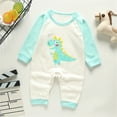 thumbnail image 3 of Utlike Boys Romper Baby Cotton Cartoon Print Jumpsuit Playsuits Outfits Toddler Lightweight Bodysuits Size 3 Months-6 Months, 3 of 3