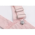 thumbnail image 4 of KIDSCOOL SPACE Girls Wide-leg Denim Overalls, Pink/Blue Jeans Cargo Dungaree Pants,Light Blue,6-7 Years, 4 of 6