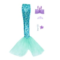 Disney Princess Enchanted Stories Ariel Doll Clothing, Mermaid Fashion & Accessories [Walmart Exclusive]