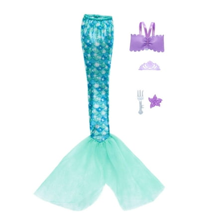 Disney Princess Enchanted Stories Ariel Doll Clothing, Mermaid Fashion & Accessories [Walmart Exclusive]