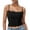 Black, variant on MIXUE Tank Top for Women Summer Solid Color Lace Square Collar Sexy Sleeveless Camisole Vest Daily-Wear,White,XL