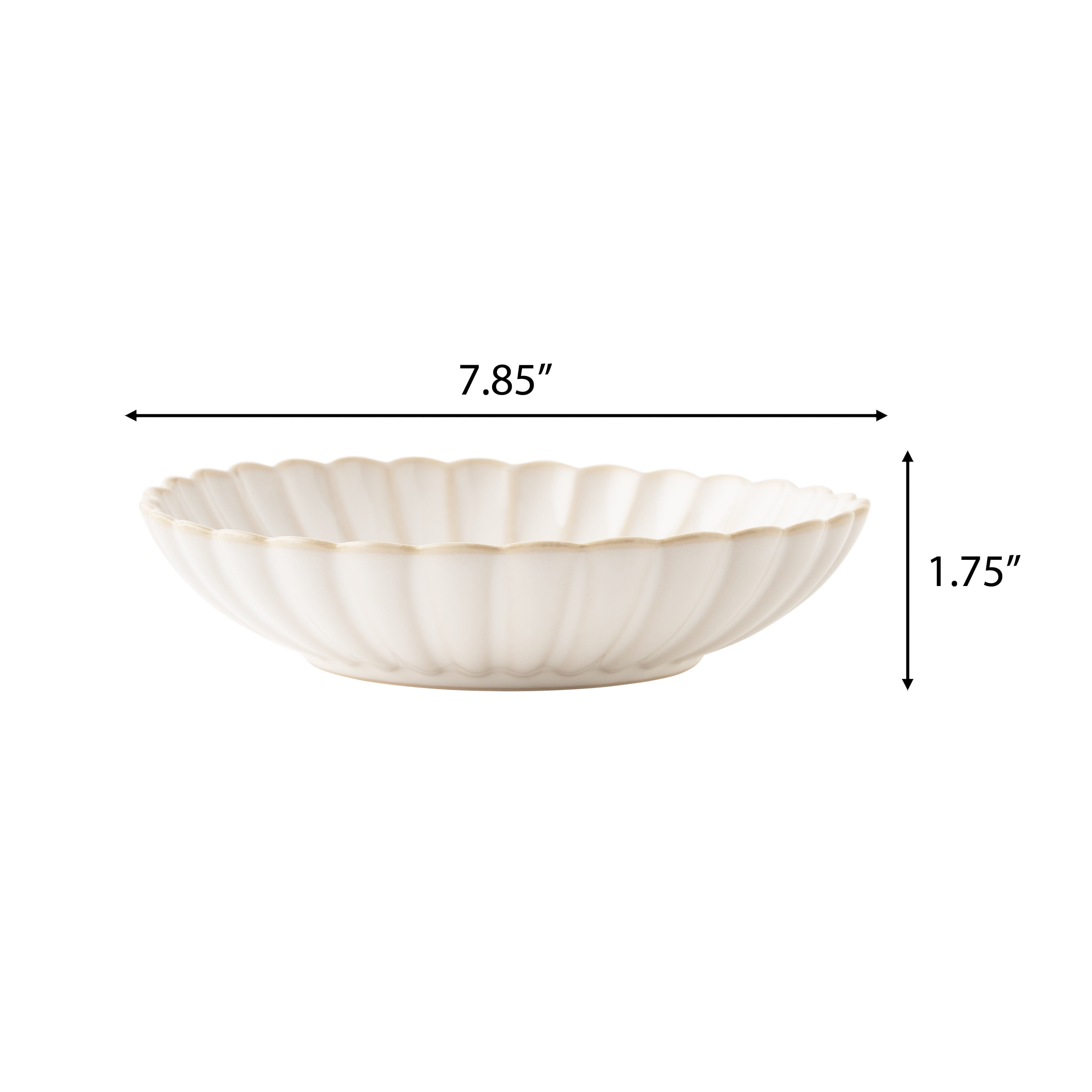 The Pioneer Woman Colette Stoneware Serving Bowl, 11 in, Cream
