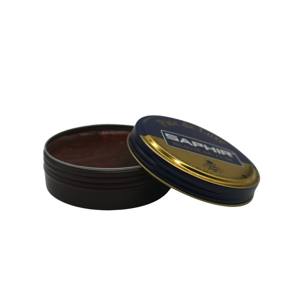 Saphir Pate de Luxe Wax Polish (50 ml) - Medium Brown