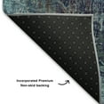 thumbnail image 5 of Addison Rugs Mayfield Premium Machine Washable Transitional Abstract Teal Rectangle Rug, 10' x 14', 5 of 6