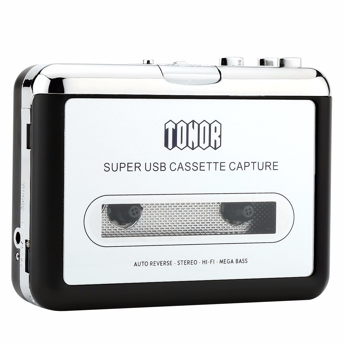 TONOR Cassette Player USB Tape Converter to MP3 CD PC Capture Audio Music