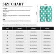 thumbnail image 5 of Lsque Teal Turquoise And White Polka Dot Mens Sleep Pajama Shorts,Short Pajama Pants, Cotton Ultra-Soft Knit-XX-Large, 5 of 9