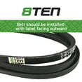 thumbnail image 3 of 8TEN Drive Belt for AYP Husqvarna Snapper 532140218 7035500 7035500YP 810-CBL2358T, 3 of 4