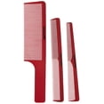 thumbnail image 3 of Barberology Comb Set - Red by BaBylissPRO for Unisex - 3 Pc Comb, 3 of 4