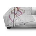 thumbnail image 3 of Anime Soft Flannel Fleece Throw Blanket, Cartoon Illustration of a Pixie Character with Hearts and Wings Fairy Angel, Cozy Plush for Indoor and Outdoor Use, 50" x 60", Multicolor, by Ambesonne, 3 of 6