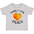 thumbnail image 3 of Inktastic Daddy's Little Peach Cute Peach Heart Boys or Girls Toddler T-Shirt, 3 of 5