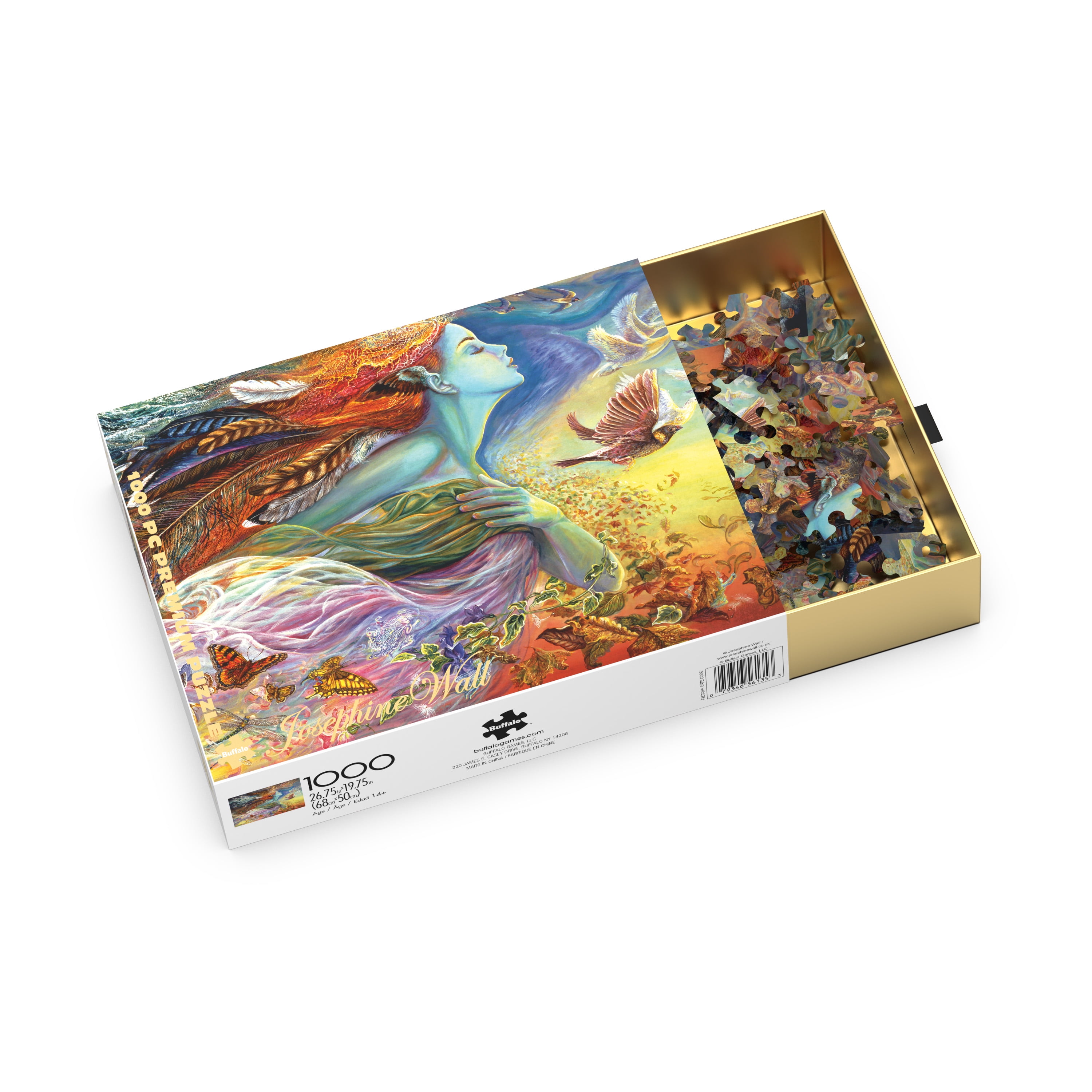Buffalo Games 1000-Piece Gold Spirit of Flight Interlocking Jigsaw Puzzle for Adults Ages 14+