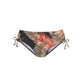 thumbnail image 5 of LASCANA Women's Palm Print Mid Rise Bikini Swimsuit Bottom Ruching, 5 of 6