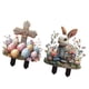 thumbnail image 4 of Estatuilla de letrero de patio de Pascua decoración de Pascua al aire libre para porche patio trasero 1x Cruz 1x Conejo, 4 of 8