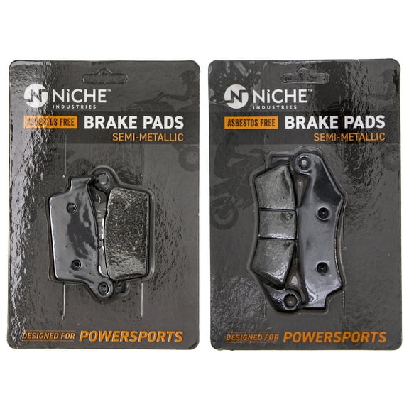 Niche Complete Semi-Metallic Brake Pad Set for Honda CR250R Motorcycle MK1002490