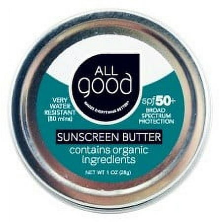 All Good Sunscreen Butter with Zinc SPF 50+, 1 Oz