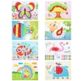 thumbnail image 2 of 8 Sets Autocollant Cartoon Papier à la Main Apprentissage Éducation Jouet Enfants Autocollant, 2 of 10