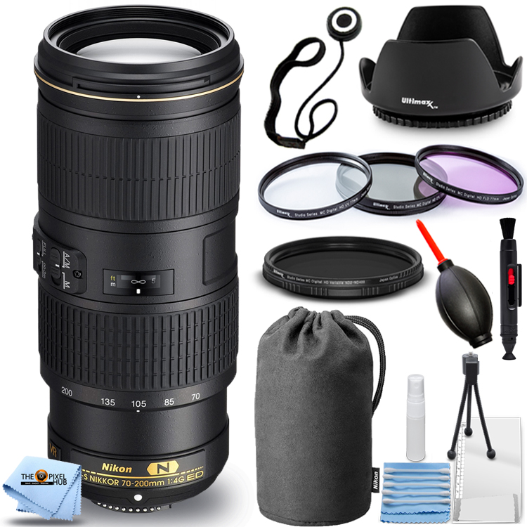 Nikon Af S Nikkor 70 0mm F 4g Ed Vr Lens Pro Bundle Walmart Com Walmart Com