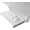 White, variant on Large Clamp-on Computer Keyboard and Mouse Under Desk Slider Tray, 27 x 11 inch Pull Out Platform Drawer, Bamboo, MOUNT-KB05O