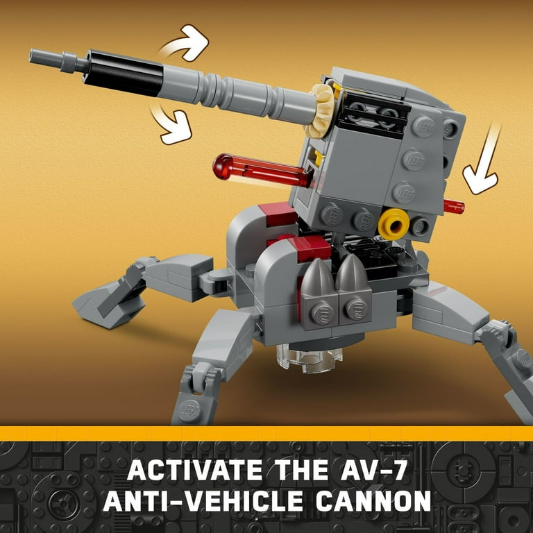 LEGO Star Wars 501st Battle Pack 75345 AV 7 Cannon 4 Minifigures Toy Set for Kids 6 Walmart