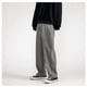 thumbnail image 3 of 2023 nueva moda coreana pantalones vaqueros holgados para hombre clásico Unisex pantalones vaqueros rectos de pierna ancha Hip Hop Bagy azul claro gris negro, 3 of 5