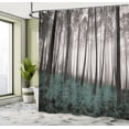 thumbnail image 4 of Ambesonne Shower Curtain, , 69"Wx70"L, Peacock Black, 4 of 4