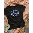 thumbnail image 3 of Evil Eye Candy Shaped T-Shirt Women -Image by Shutterstock, Female XX-Large, 3 of 4