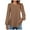 Brown, variant on SNKSDGM off The Shoulder Tops for Women Plus Size Sweater Womens Long Sleeve Eyelet Tops Crew Neck Fall Shirts Casual Loose Blouses Trendy Clothes Plus Size Tops for Women 3/4 Sleeve 4X