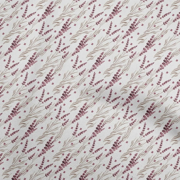 oneOone Cotton Cambric Red Fabric Watercolor Floral Craft Projects Decor Fabric Printed By The Yard 56 Inch Wide-aC