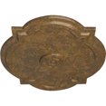 thumbnail image 3 of Ekena Millwork 21 1/4"W x 17 3/8"H x 1"P Waltz Ceiling Medallion (Fits Canopies up to 4 1/2"), Hand-Painted Rubbed Bronze, 3 of 6