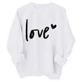 thumbnail image 1 of Tiweut Chandails en Molleton et Blouses Décontractés pour Filles Cœur Mignon Graphique Manches Longues Col Rond Vacances Coupe Décontractée Vêtements 4-5 Ans, 1 of 2