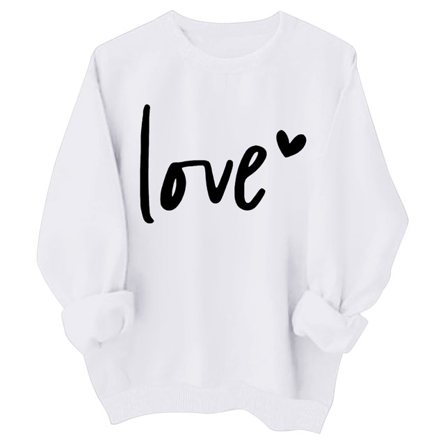 Chandail pour Bébé Garçon Chandails de la Saint-Valentin pour Filles et Enfants Cœur Mignon Graphique Chandails de la Saint-Valentin Manches Longues Col Rond Hauts de Fête