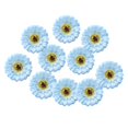 thumbnail image 4 of Clips de Cabello 10 Pcs Soledad Diademas de Flor Artificial Azul, 4 of 10