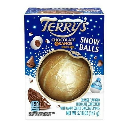 Terry's Holiday Milk Chocolate Orange Snowballs - 5.18oz