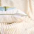 thumbnail image 3 of REGALWOVEN Floral Embroidery Pattern Pillow Cover Set of 2 Soft Cotton Canvas Pillow Cases for Outdoor Indoor Blue White 18" x 18", 3 of 6