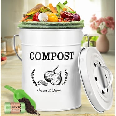 Norpro 1.5 Gallon Jumbo Stainless Steel Compost Keeper - Walmart.com