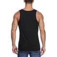thumbnail image 4 of Men'S Bamboo Rayon Undershirts Tank Tops Crew Neck Stretchy Tank Shirts, 4 of 5