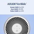 thumbnail image 6 of Levoit Core Mini-P 255 Sq Ft 3-Stage Filtration Desktop Air Purifier with Aromatherapy for Small Bedrooms and Nurseries, Gray, 6 of 12