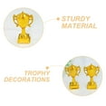 thumbnail image 3 of Houderco 2Ud Para Pastel Con Trofeos Plásticos Dorados Reciclables Y, 3 of 8