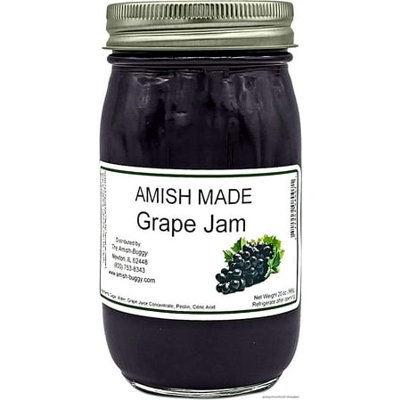 

Amish Grape Jam - Two 18 Oz Jars