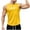 Yellow, variant on Men's Tank Tops Summer Casual Sleeveless Fitness And Sports Comfortable Round Neck Tank Athletic Bodybuilding Gym Performance Tee Shirts