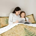thumbnail image 5 of Feelyou Tropic Green Leaves Bedding Comforter Set, Vintage Rustic Botanical Twin Comforter Sets, Teens Kids Boys Girls Reversible Bedding Set, Super Cozy Room Decor, 2 Pieces, 5 of 8