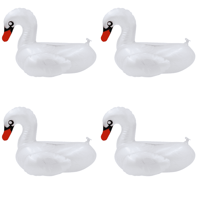 Soporte para Cisne Portátil PVC Fiesta en La Piscina (cisne) Color Blanco