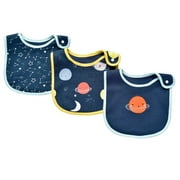 3PCS/LOT Baby Bibs Triangle Cotton Bibs Cartoon Print Saliva Towel Baby Boys Girls Feeding Apron Cotton Bandana Bibs Baby Stuff 1010 Space