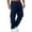 Navy_001, variant on Men's Cotton Blend Cargo Pants Casual Stretch Pant 2026 Summer Trendy Hiking Jogger Outdoor Trousers with Multi Pockets Khaki L