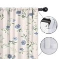 thumbnail image 4 of Blackout Kids Curtains,Pioneer Flower Floral Print Pattern Childrens Insulated Curtains Set Of 2,Bedroom Essentials,Toddler Room Decor 52"x63", 4 of 5