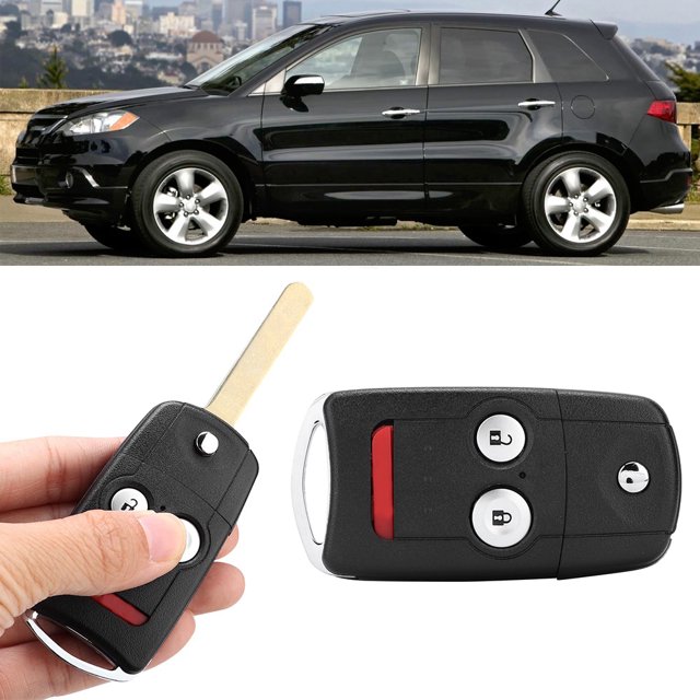 Llavero remoto, 2 + 1 botón para automóvil, llavero remoto para automóvil, diseño exquisito